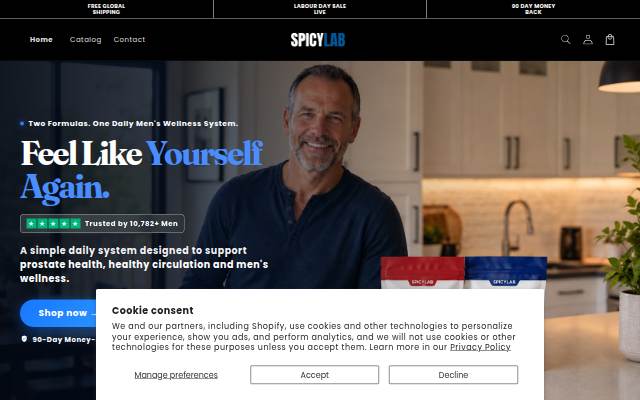 SPICYLAB storefront