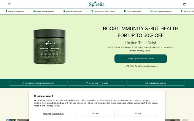 Spirelia storefront