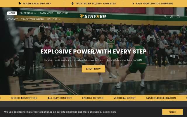 STRYKER storefront