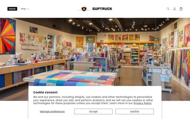 Try Suptruck storefront