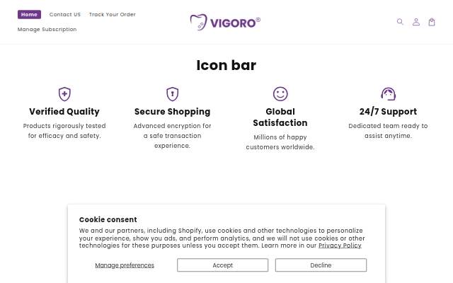 Vigoro storefront