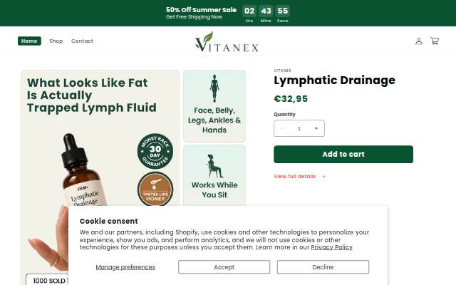 Vitanex storefront