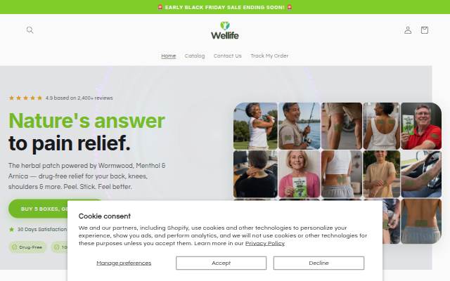 Vitrine de trywellife.com