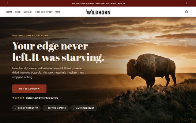 Wildhorn storefront