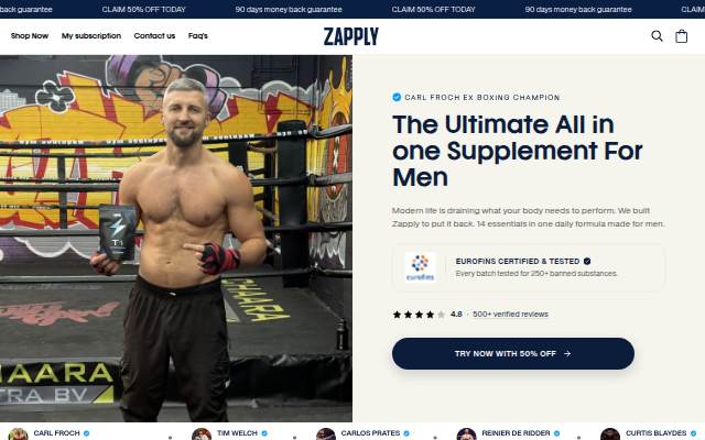 Zapply UK storefront