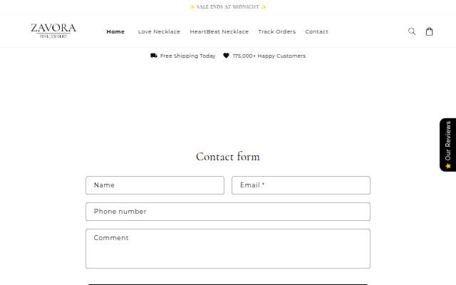 Zavora storefront