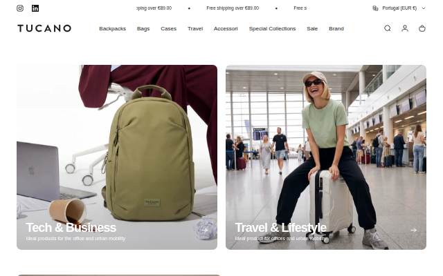 Tucano storefront