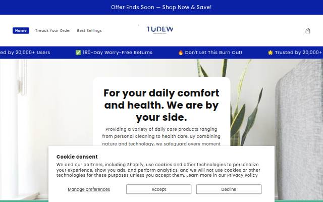 tudew storefront