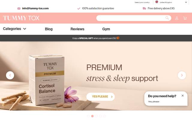 TummyTox storefront