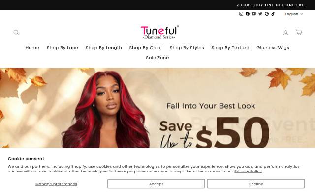 Tuneful Hair storefront