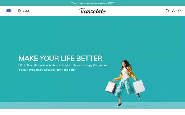 Turnrotate storefront