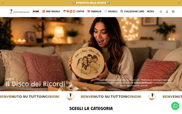 Tuttoincisioni storefront