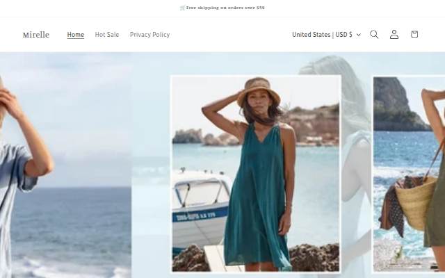 Mirelle storefront