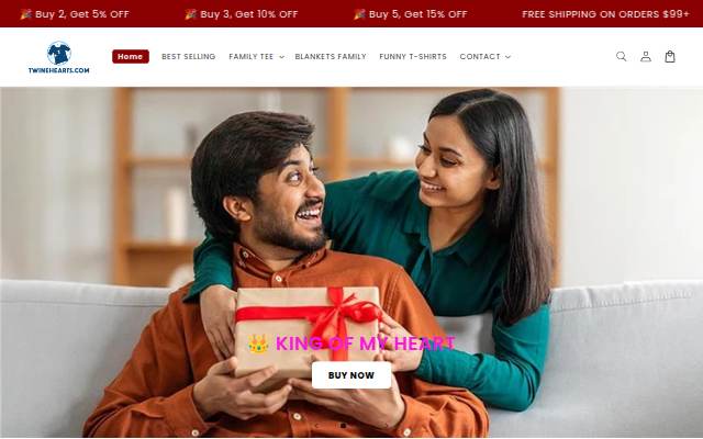 TWINEHEARTS.COM storefront