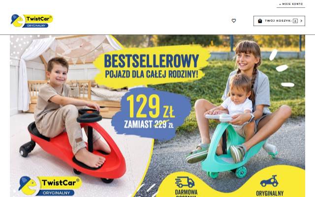 Oryginalny Jeździk TwistCar®️ storefront