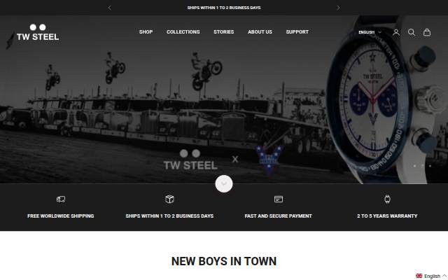 TW Steel storefront