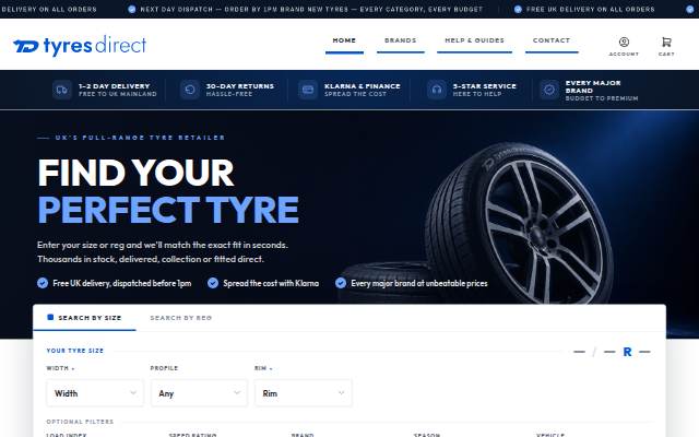 Tyres Direct storefront