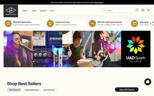 Universal Audio storefront