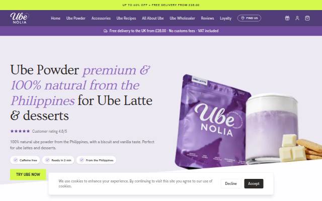 UBE NOLIA® storefront