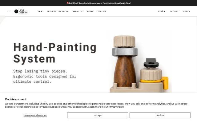 UFM Design storefront