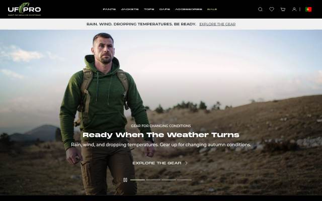 UF PRO | Tactical Gear for Professionals | ufpro.com storefront