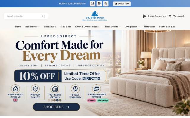 UK Beds Direct ltd storefront
