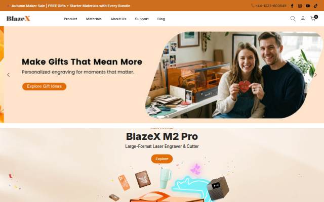 UK BLAZEX storefront