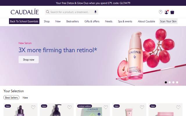 Caudalie storefront
