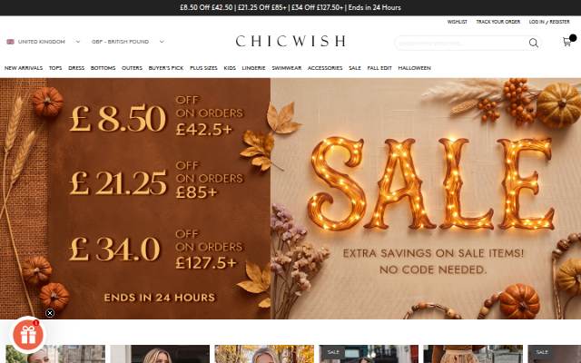 Montra da uk.chicwish.com