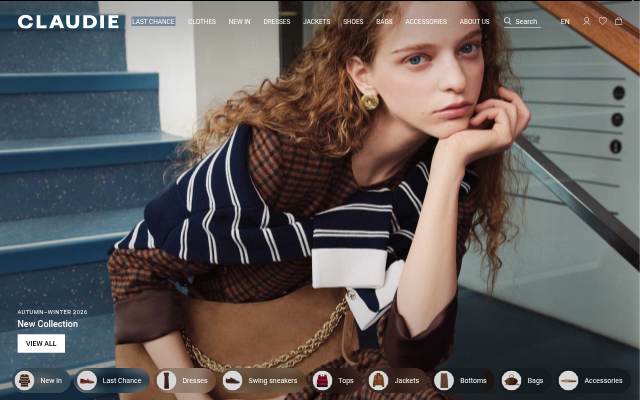Escaparate de Claudie Pierlot official online store