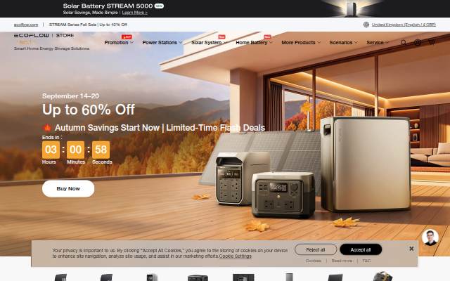 EcoFlow UK storefront
