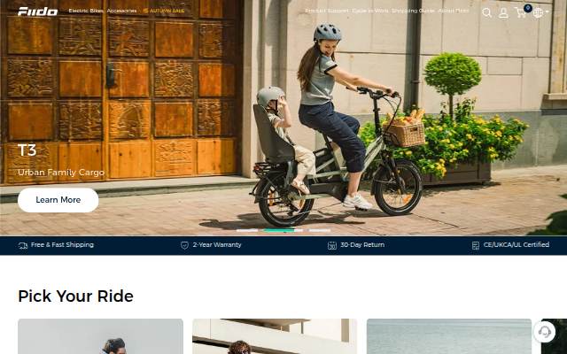 Fiido.uk storefront