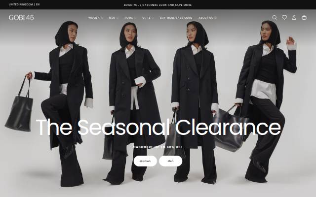 GOBI Cashmere storefront