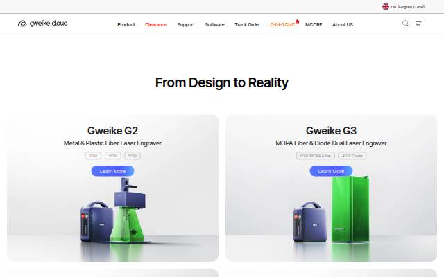 Gweike Cloud storefront