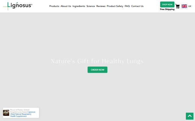 Startseite von Lignosus UK