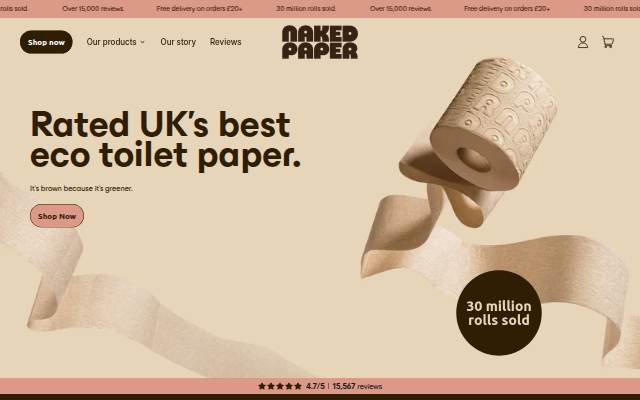 Montra da Naked Paper