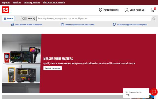 Startseite von Industrial Solutions &amp; Electrical Components