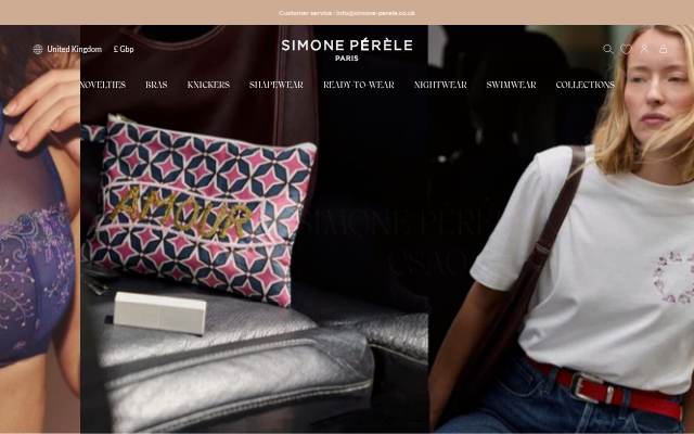 Startseite von Simone Pérèle UK