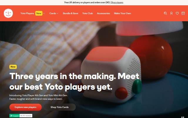 Yoto storefront