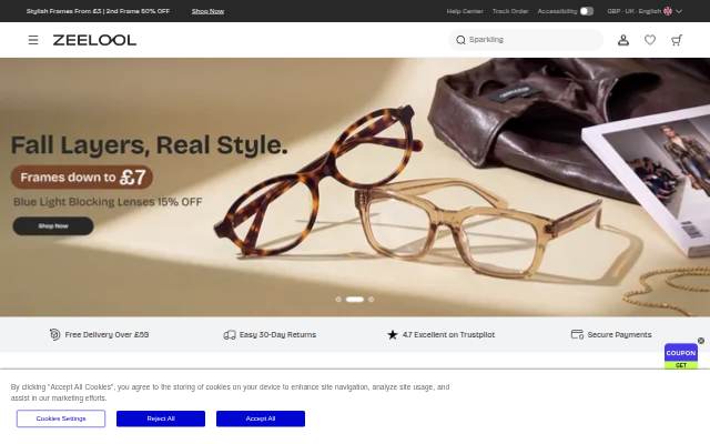ZEELOOL UK storefront