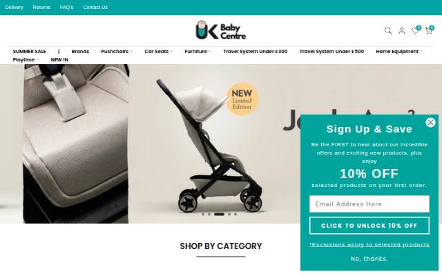 UK Baby Centre storefront