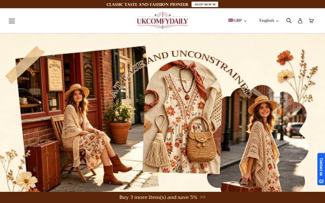 UKCOMFYDAILY storefront