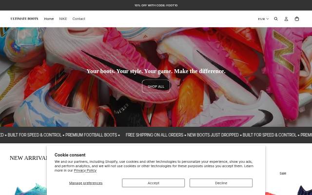 Montra da Ultimate Boots