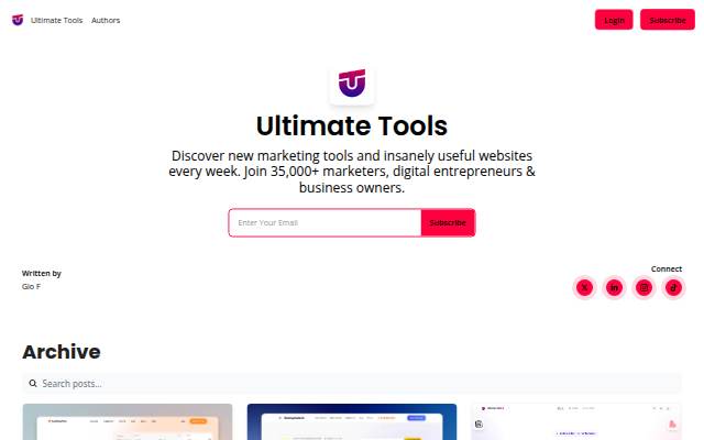 Ultimate Tools storefront