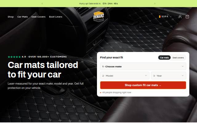 Ultra Car Mats storefront