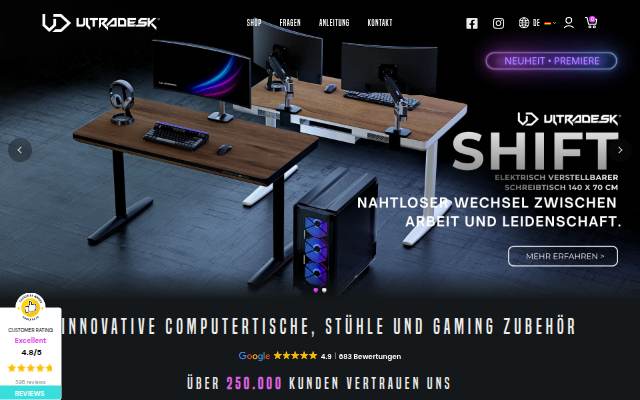 ULTRADESK storefront