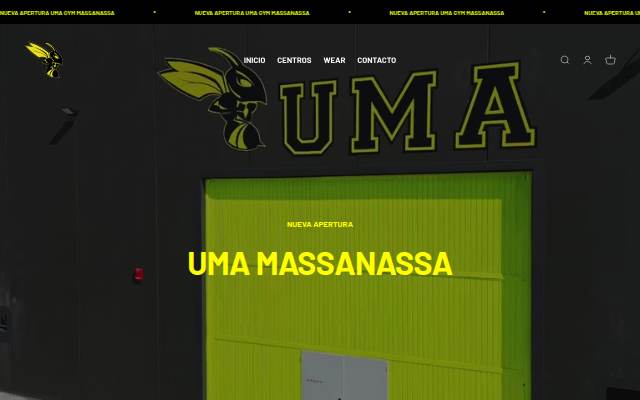 UMA Gym storefront
