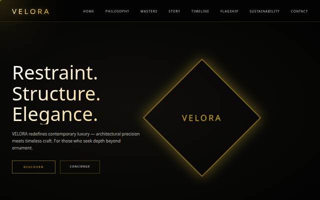 VELORA storefront