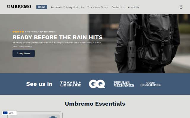 Escaparate de Umbremo