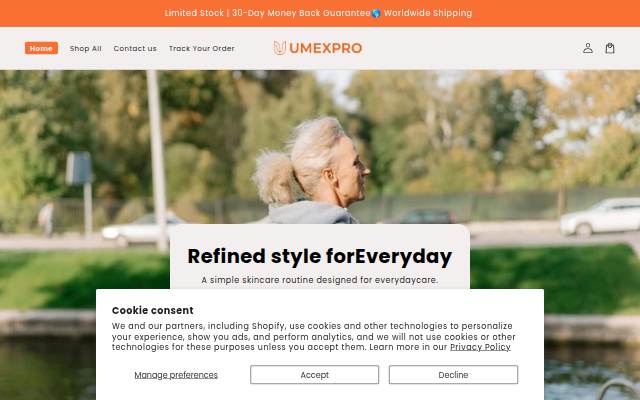 Umexpro storefront